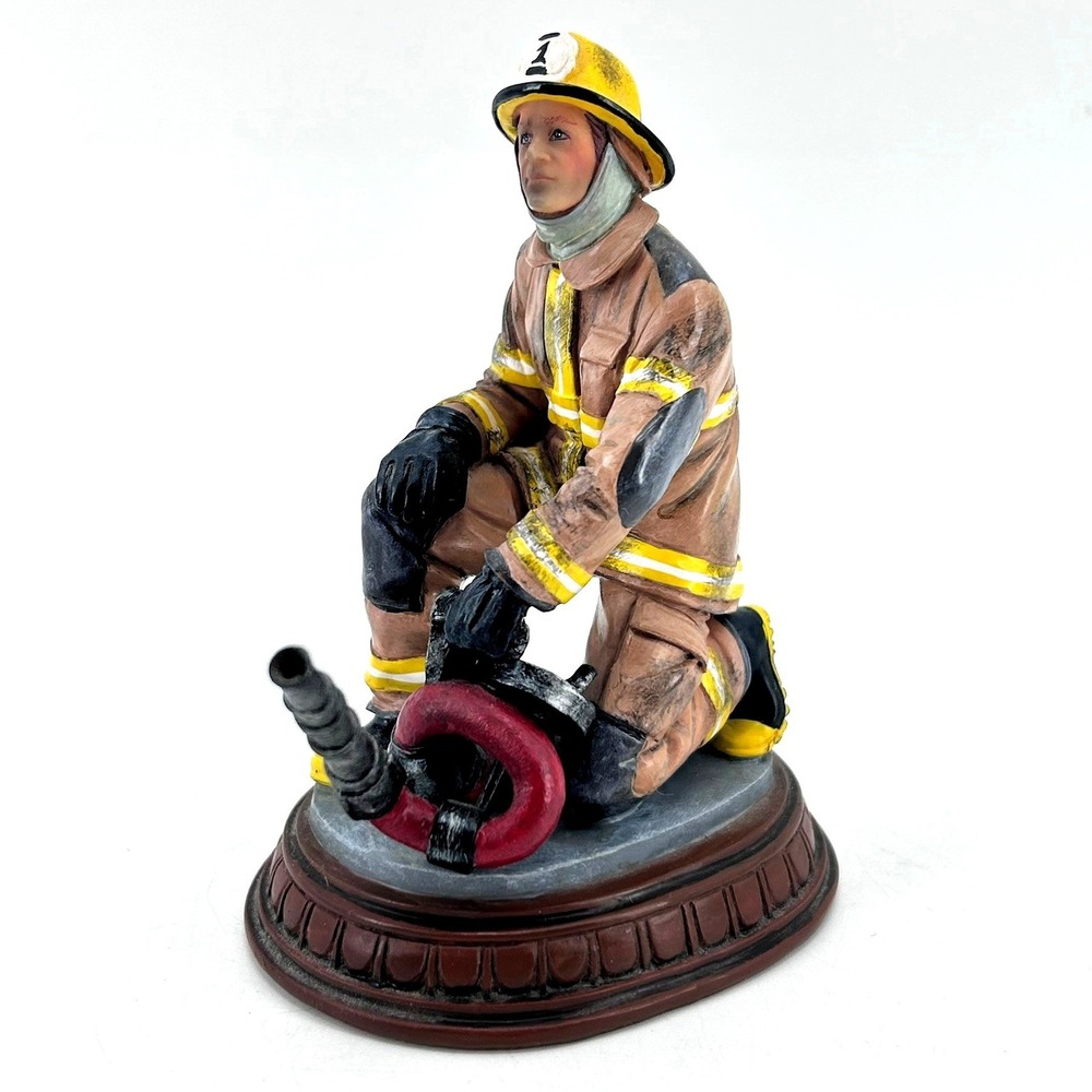 Vanmark Red Hats of Courage Ready! Firefighter Figurine FM89430 Limited Edition